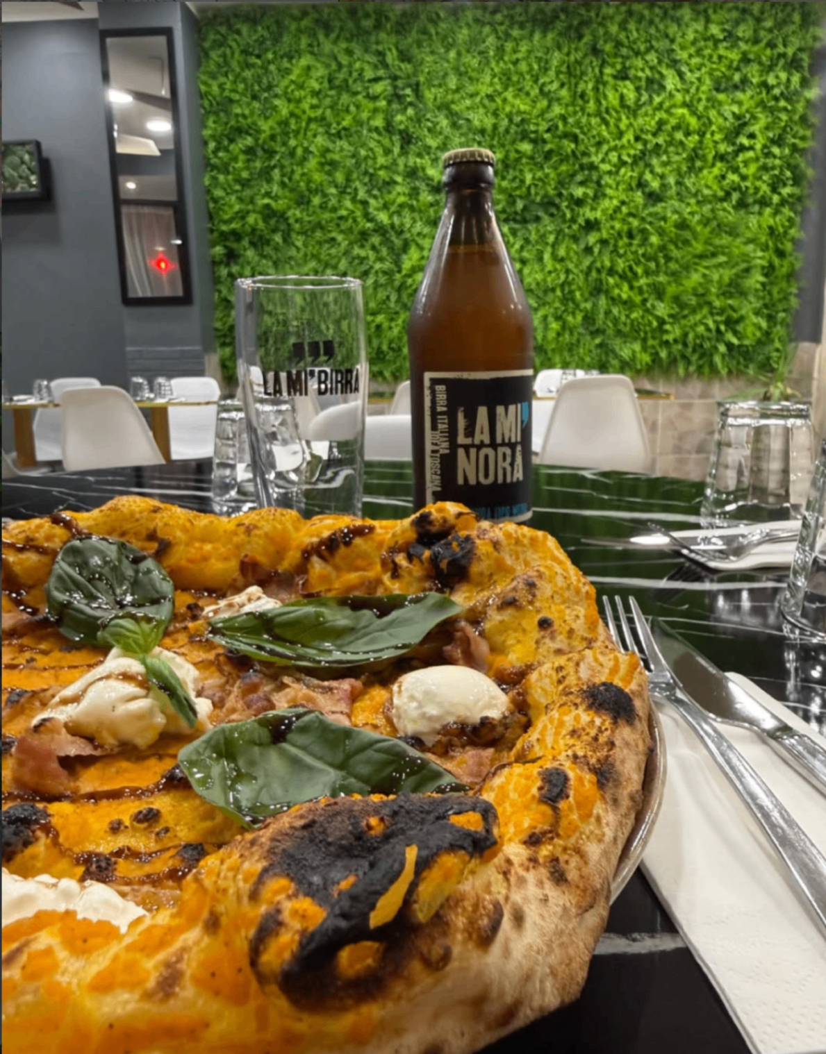 Pizza zucca e burrata